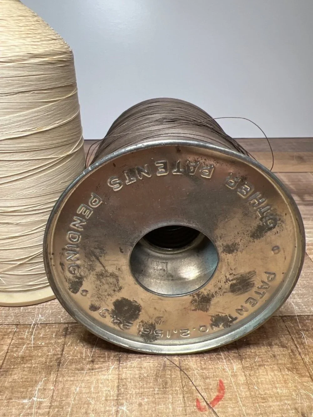 American Thread Intrinsic Four Cord Cotton Thread Spools Natural & Brown 6000 Ya